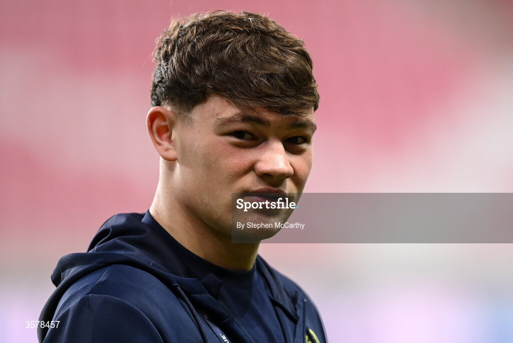27 September 2026; Owen Elding of Republic of Ireland walks the pitch before the UEFA Nations League B match between Israel and the Republic of Ireland at Nagyerdei Stadion in Debrecen, Hungary. Photo by Stephen McCarthy/Sportsfile