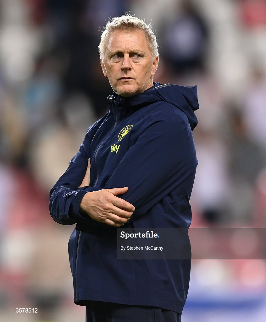 27 September 2026; Republic of Ireland head coach Heimir Hallgrimsson before the UEFA Nations League B match between Israel and the Republic of Ireland at Nagyerdei Stadion in Debrecen, Hungary. Photo by Stephen McCarthy/Sportsfile