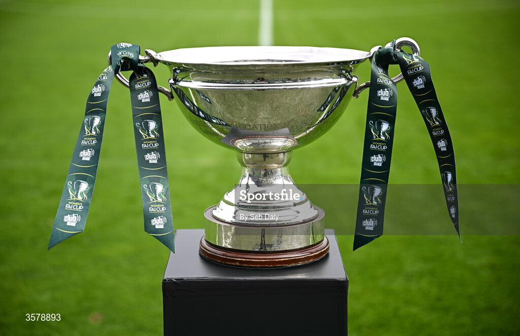 27 September 2026; The Women's FAI Cup before the 2026 Club Orange Women's FAI Cup final between Athlone Town and Shelbourne at Tallaght Stadium in Dublin. Photo by Seb Daly/Sportsfile