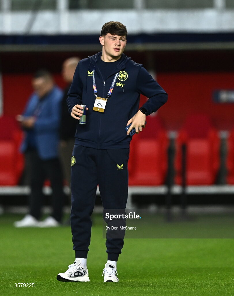 27 September 2026; Owen Elding of Republic of Ireland before the UEFA Nations League B match between Israel and the Republic of Ireland at Nagyerdei Stadion in Debrecen, Hungary. Photo by Ben McShane/Sportsfile