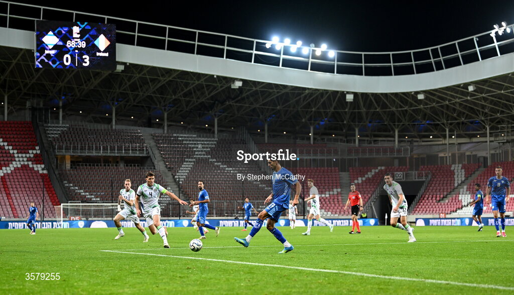 27 September 2026; Anan Khalaili of Israel during the UEFA Nations League B match between Israel and the Republic of Ireland at Nagyerdei Stadion in Debrecen, Hungary. Photo by Stephen McCarthy/Sportsfile