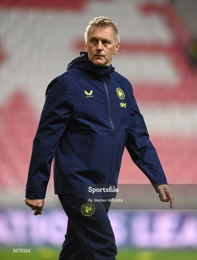 27 September 2026; Republic of Ireland head coach Heimir Hallgrimsson before the UEFA Nations League B match between Israel and the Republic of Ireland at Nagyerdei Stadion in Debrecen, Hungary. Photo by Stephen McCarthy/Sportsfile