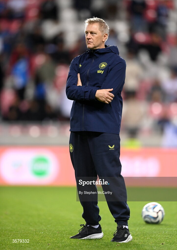 27 September 2026; Republic of Ireland head coach Heimir Hallgrimsson before the UEFA Nations League B match between Israel and the Republic of Ireland at Nagyerdei Stadion in Debrecen, Hungary. Photo by Stephen McCarthy/Sportsfile