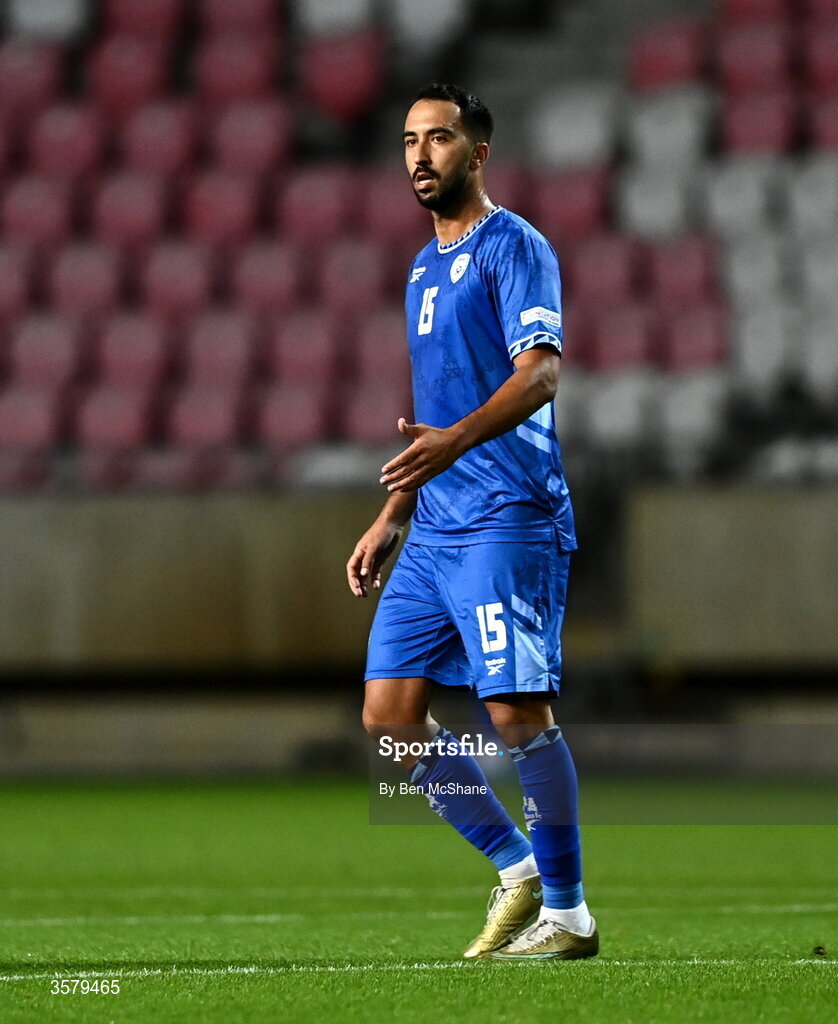 27 September 2026; Eliel Peretz of Israel during the UEFA Nations League B match between Israel and the Republic of Ireland at Nagyerdei Stadion in Debrecen, Hungary. Photo by Ben McShane/Sportsfile
