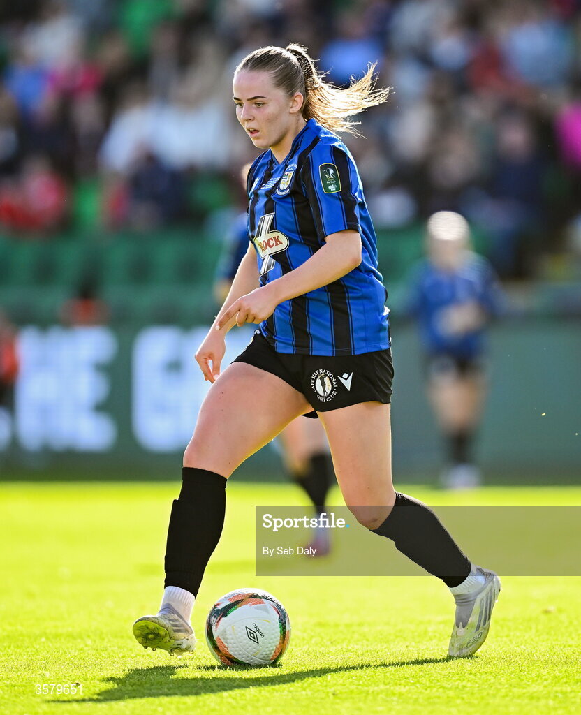 27 September 2026; Kerryanne Brown of Athlone Town during the 2026 Club Orange Women's FAI Cup final between Athlone Town and Shelbourne at Tallaght Stadium in Dublin. Photo by Seb Daly/Sportsfile