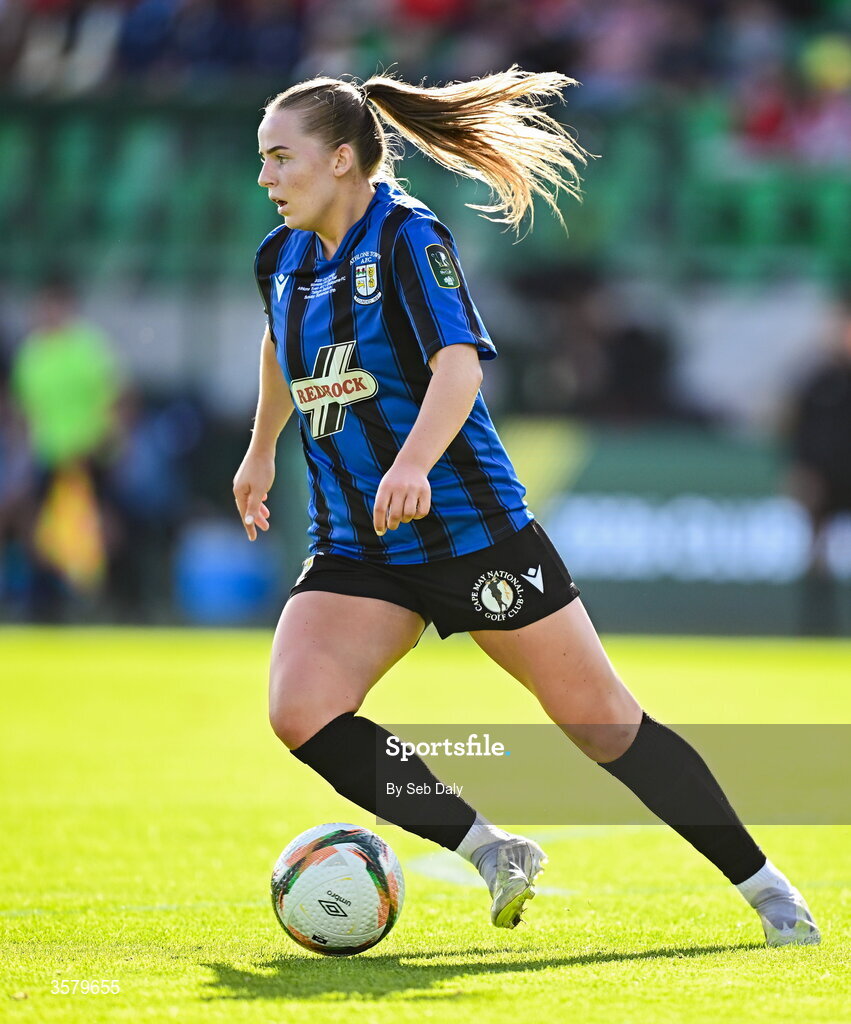 27 September 2026; Kerryanne Brown of Athlone Town during the 2026 Club Orange Women's FAI Cup final between Athlone Town and Shelbourne at Tallaght Stadium in Dublin. Photo by Seb Daly/Sportsfile