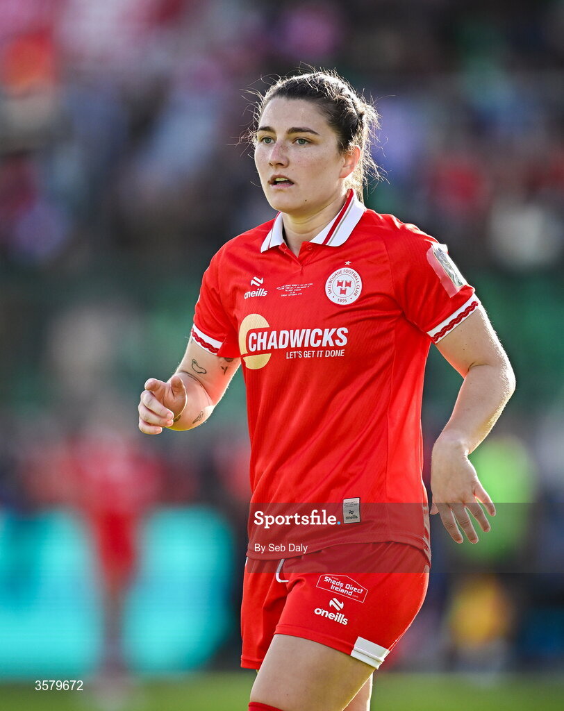 27 September 2026; Keeva Keenan of Shelbourne during the 2026 Club Orange Women's FAI Cup final between Athlone Town and Shelbourne at Tallaght Stadium in Dublin. Photo by Seb Daly/Sportsfile