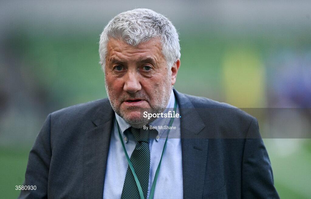 1 October 2026; FAI President Paul Cooke before the UEFA Nations League B match between the Republic of Ireland and Austria at the Aviva Stadium in Dublin. Photo by Ben McShane/Sportsfile