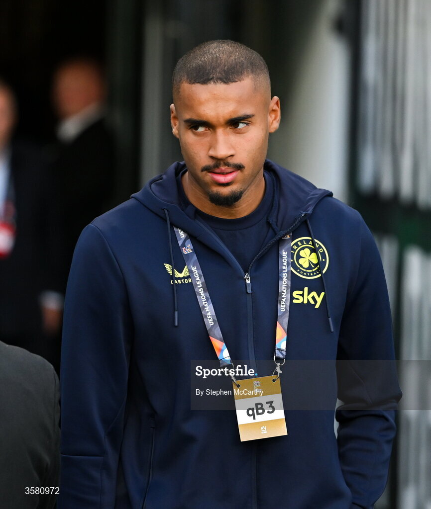 1 October 2026; Republic of Ireland's Gavin Bazunu before the UEFA Nations League B match between the Republic of Ireland and Austria at the Aviva Stadium in Dublin. Photo by Stephen McCarthy/Sportsfile