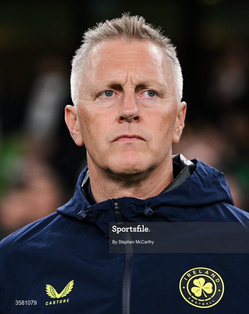 1 October 2026; Republic of Ireland head coach Heimir Hallgrimsson before the UEFA Nations League B match between the Republic of Ireland and Austria at the Aviva Stadium in Dublin. Photo by Stephen McCarthy/Sportsfile