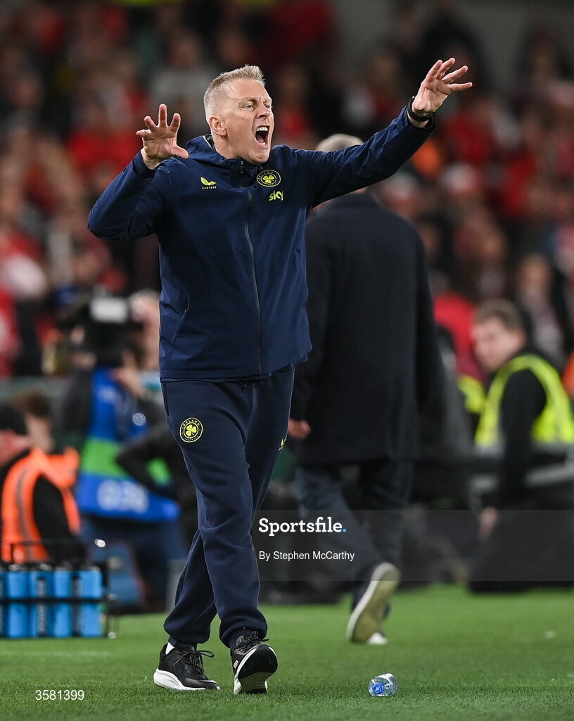1 October 2026; Republic of Ireland head coach Heimir Hallgrimsson during the UEFA Nations League B match between the Republic of Ireland and Austria at the Aviva Stadium in Dublin. Photo by Stephen McCarthy/Sportsfile
