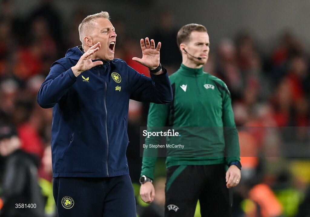 1 October 2026; Republic of Ireland head coach Heimir Hallgrimsson during the UEFA Nations League B match between the Republic of Ireland and Austria at the Aviva Stadium in Dublin. Photo by Stephen McCarthy/Sportsfile
