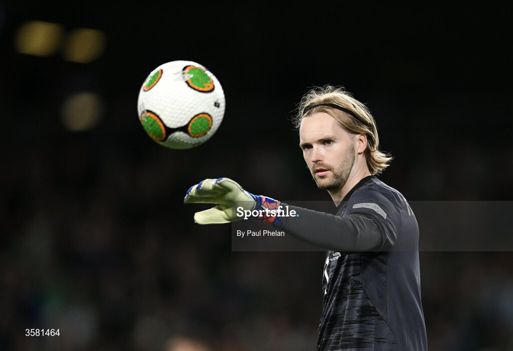 1 October 2026; Republic of Ireland goalkeeper Caoimhín Kelleher during the UEFA Nations League B match between the Republic of Ireland and Austria at the Aviva Stadium in Dublin. Photo by Paul Phelan/Sportsfile