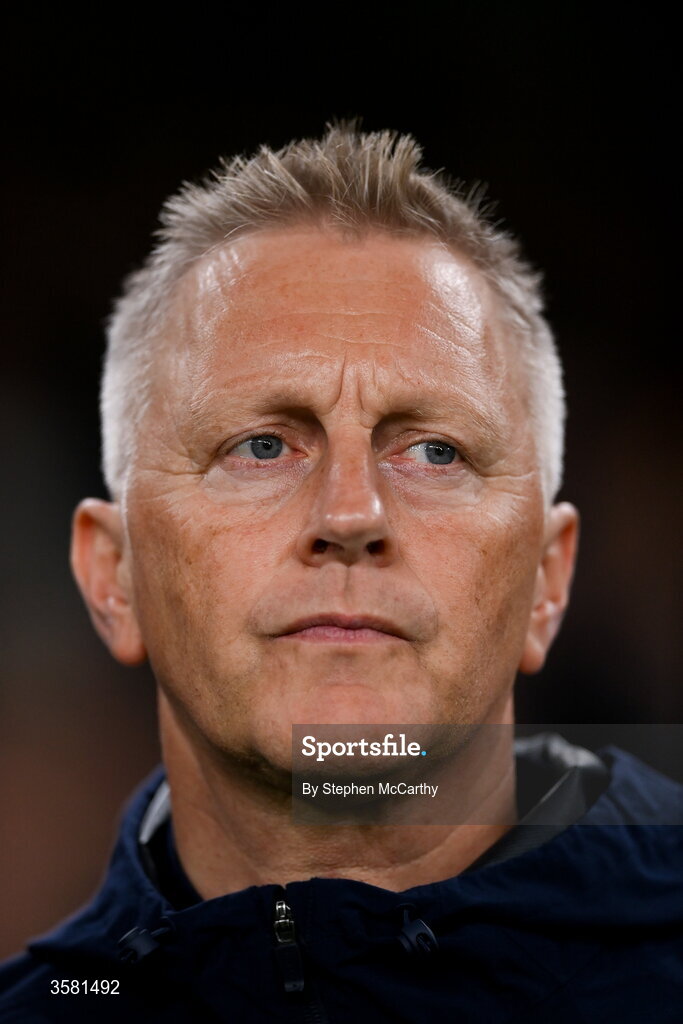1 October 2026; Head coach Heimir Hallgrímsson during the UEFA Nations League B match between the Republic of Ireland and Austria at the Aviva Stadium in Dublin. Photo by Stephen McCarthy/Sportsfile