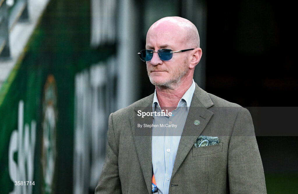 1 October 2026; Republic of Ireland team security Gordon Rochford before the UEFA Nations League B match between the Republic of Ireland and Austria at the Aviva Stadium in Dublin. Photo by Stephen McCarthy/Sportsfile