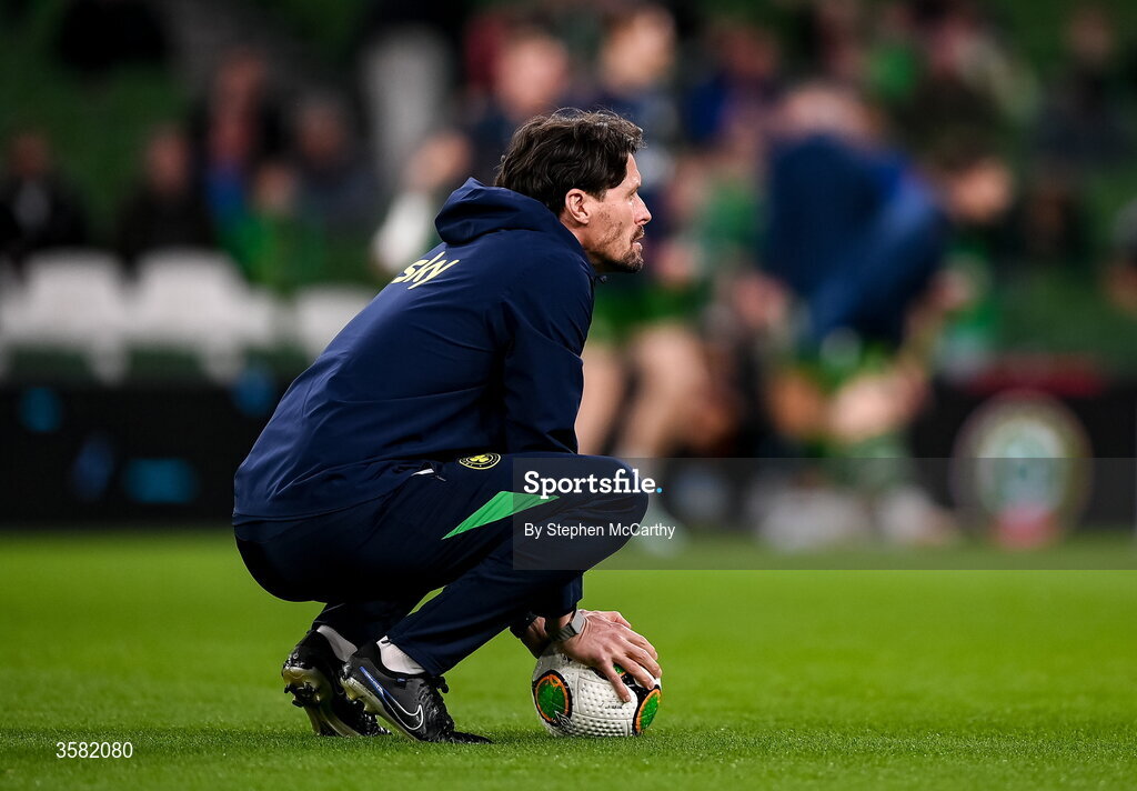1 October 2026; Republic of Ireland assistant coach Paddy McCarthy before the UEFA Nations League B match between the Republic of Ireland and Austria at the Aviva Stadium in Dublin. Photo by Stephen McCarthy/Sportsfile