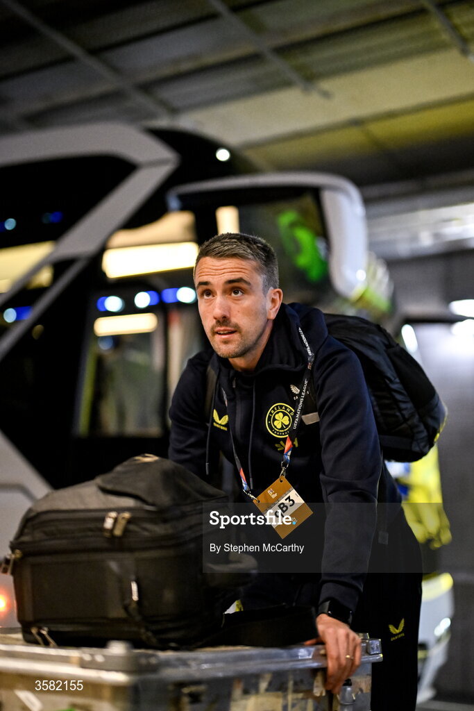 1 October 2026; Republic of Ireland team doctor Sean Carmody arrives for the UEFA Nations League B match between the Republic of Ireland and Austria at the Aviva Stadium in Dublin. Photo by Stephen McCarthy/Sportsfile