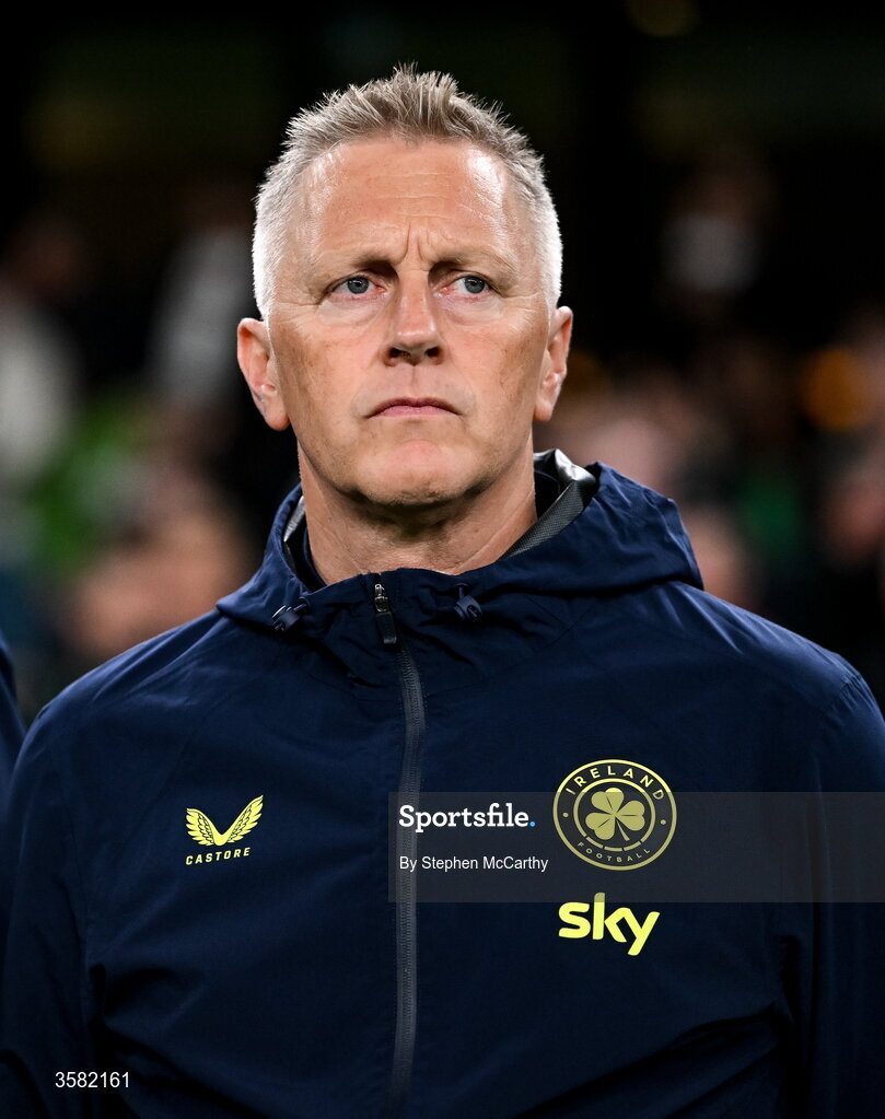 1 October 2026; Republic of Ireland head coach Heimir Hallgrimsson before the UEFA Nations League B match between the Republic of Ireland and Austria at the Aviva Stadium in Dublin. Photo by Stephen McCarthy/Sportsfile