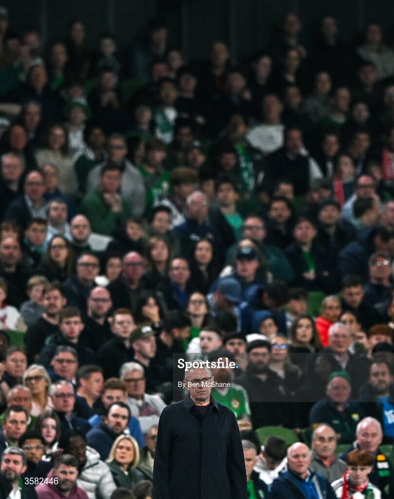 1 October 2026; Austria head coach Ralf Rangnick during the UEFA Nations League B match between the Republic of Ireland and Austria at the Aviva Stadium in Dublin. Photo by Ben McShane/Sportsfile