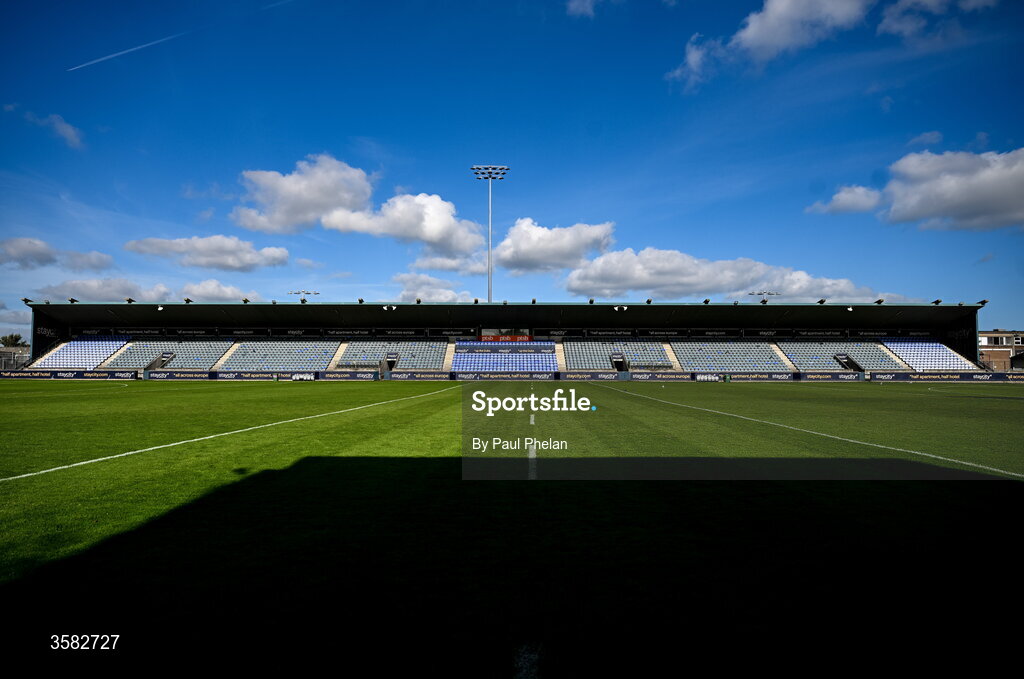 3 October 2026; A general view of Parnell Park before the Dublin County Senior Club Football Championship semi-final match between Thomas Davis and Castleknock at Parnell Park in Dublin. Photo by Paul Phelan/Sportsfile
