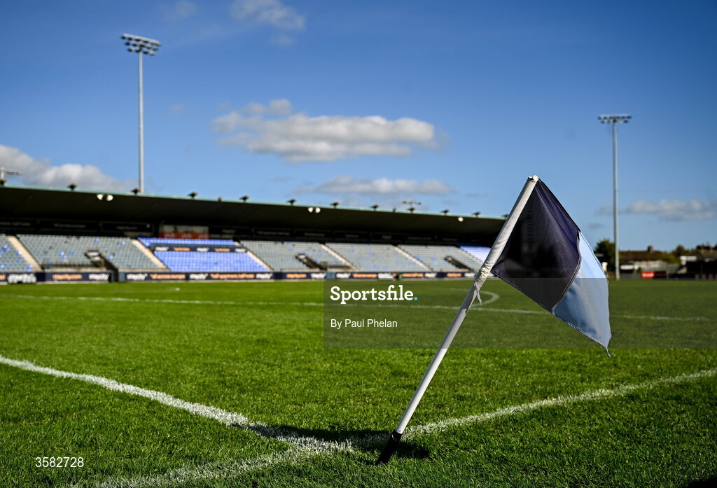 3 October 2026; A general view of Parnell Park before the Dublin County Senior Club Football Championship semi-final match between Thomas Davis and Castleknock at Parnell Park in Dublin. Photo by Paul Phelan/Sportsfile