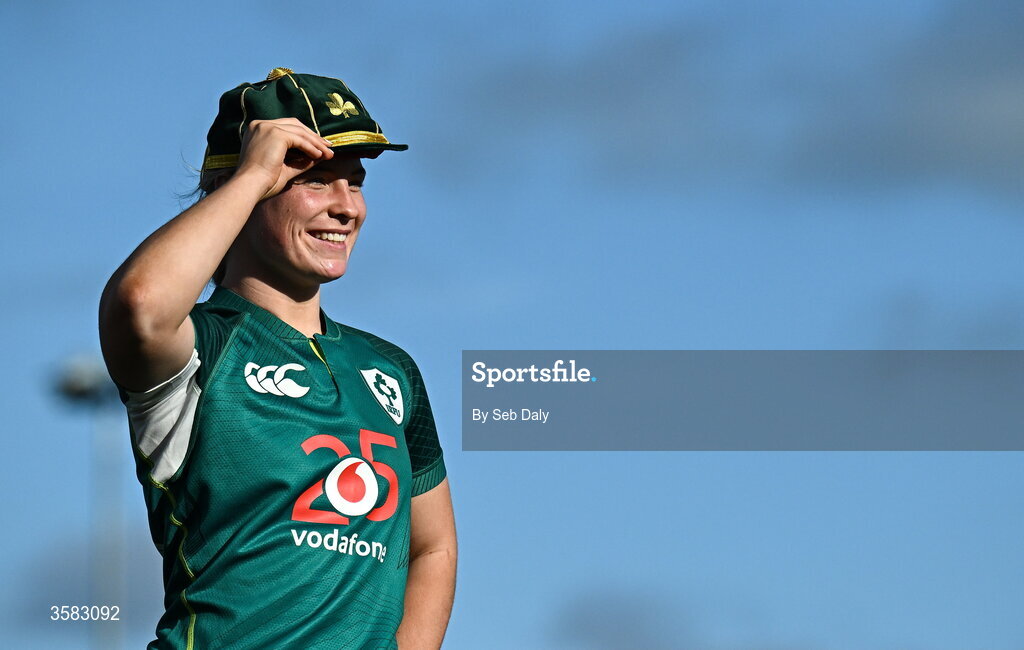 3 October 2026; Alana McInerney of Ireland after the International Women's Rugby fixture between Ireland and Japan at Virgin Media Park in Cork. Photo by Seb Daly/Sportsfile