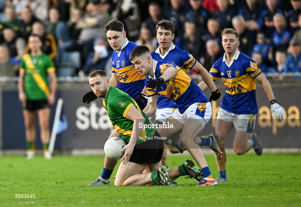 3 October 2026; Seán Farrelly of Thomas Davis during the Dublin County Senior Club Football Championship semi-final match between Thomas Davis and Castleknock at Parnell Park in Dublin. Photo by Paul Phelan/Sportsfile