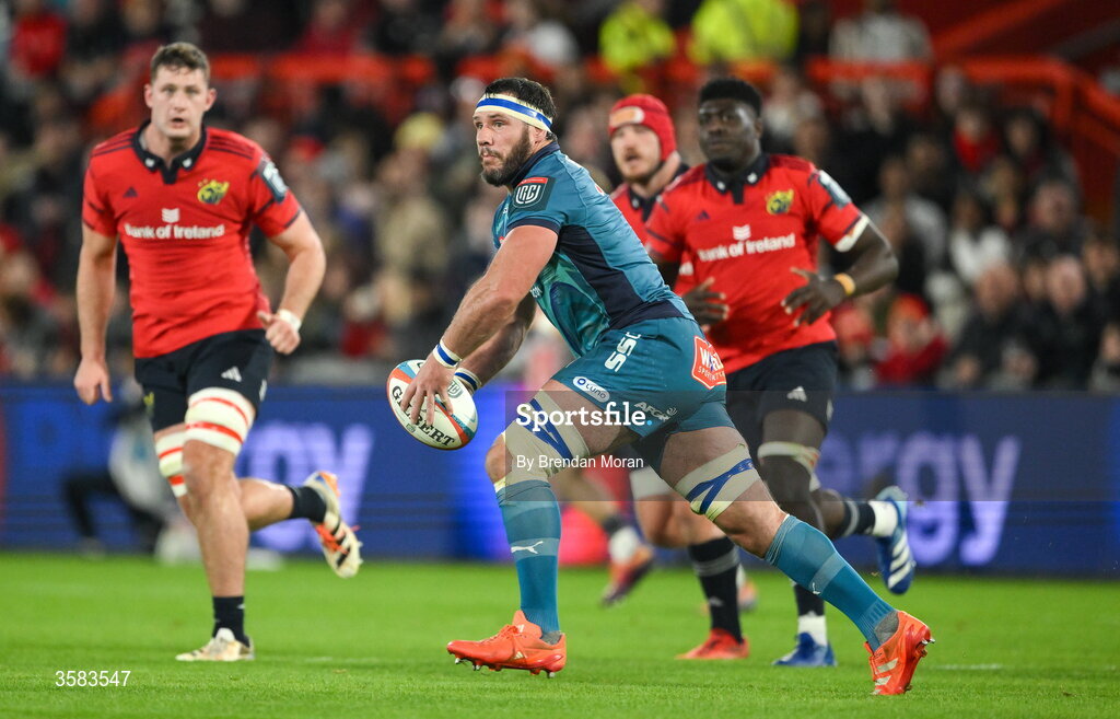 3 October 2026; Marcell Coetzee of Vodacome Bulls during the United Rugby Championship match between Munster and Vodacom Bulls at Thomond Park in Limerick. Photo by Brendan Moran/Sportsfile