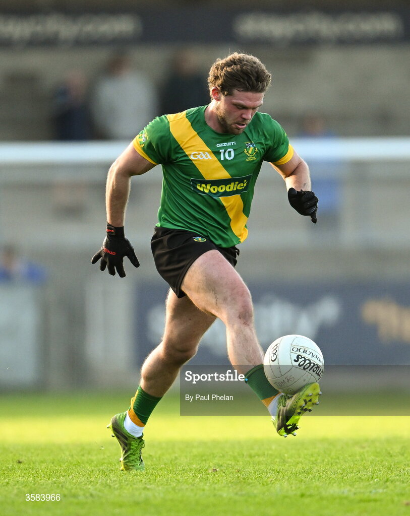 3 October 2026; Stephen O'Byrne Braiden of Thomas Davis during the Dublin County Senior Club Football Championship semi-final match between Thomas Davis and Castleknock at Parnell Park in Dublin. Photo by Paul Phelan/Sportsfile