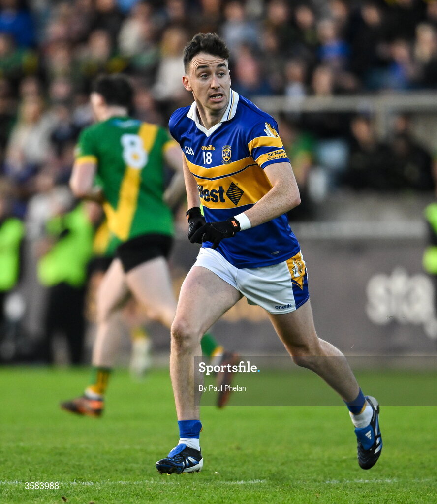 3 October 2026; Ger McDermottroe of Castleknock during the Dublin County Senior Club Football Championship semi-final match between Thomas Davis and Castleknock at Parnell Park in Dublin. Photo by Paul Phelan/Sportsfile