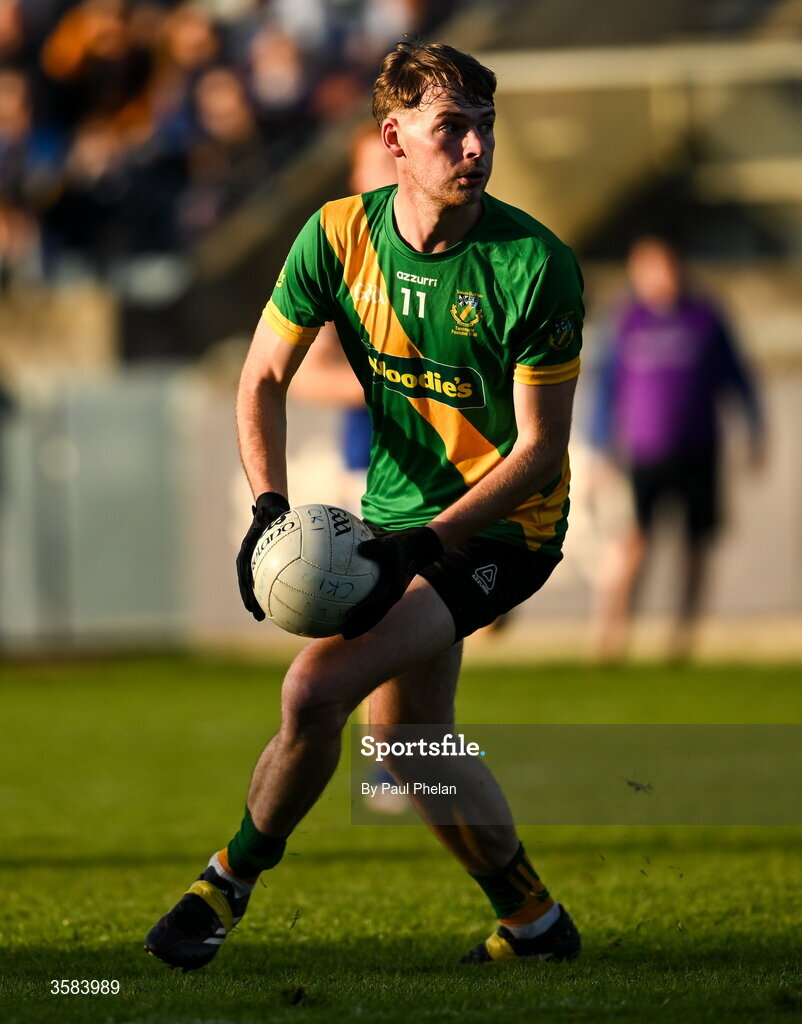 3 October 2026; Mark Nolan of Thomas Davis during the Dublin County Senior Club Football Championship semi-final match between Thomas Davis and Castleknock at Parnell Park in Dublin. Photo by Paul Phelan/Sportsfile