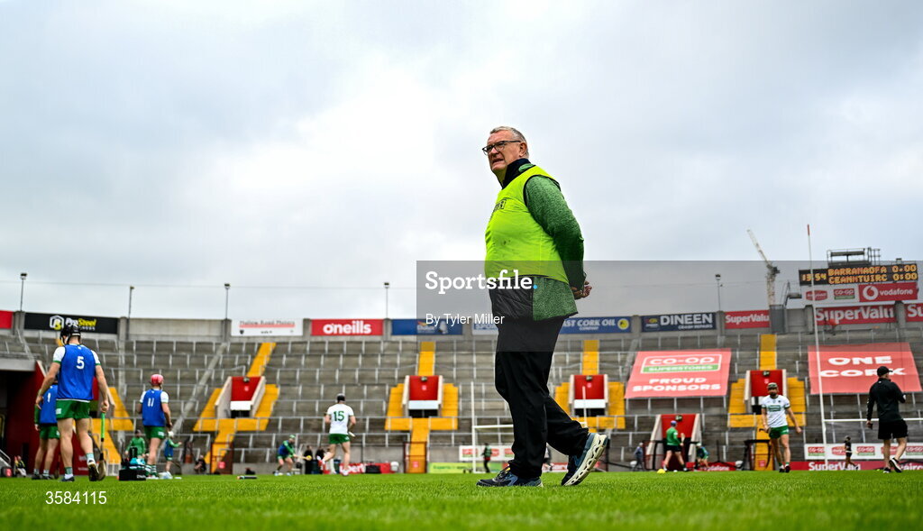 4 October 2026; Kanturk manager Tom Walsh before the Cork County Senior Club Hurling Championship semi-final match between Kanturk and St Finbarrs at SuperValu Páirc Uí Chaoimh in Cork. Photo by Tyler Miller/Sportsfile
