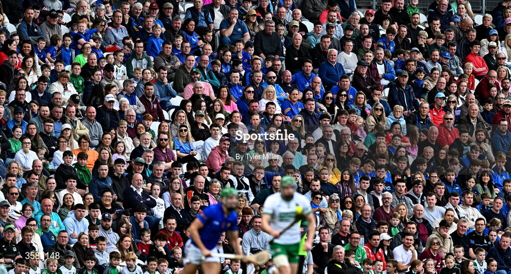 4 October 2026; Supporters watch on during the Cork County Senior Club Hurling Championship semi-final match between Kanturk and St Finbarrs at SuperValu Páirc Uí Chaoimh in Cork. Photo by Tyler Miller/Sportsfile