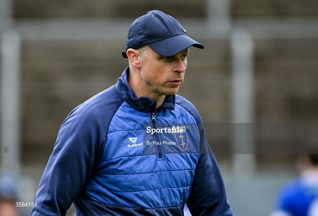 4 October 2026; Scotstown manager David McCague before the Monaghan County Senior Club Football Championship semi-final match between Scotstown and Inniskeen at St Tiernach’s Park in Clones, Monaghan. Photo by Paul Phelan/Sportsfile