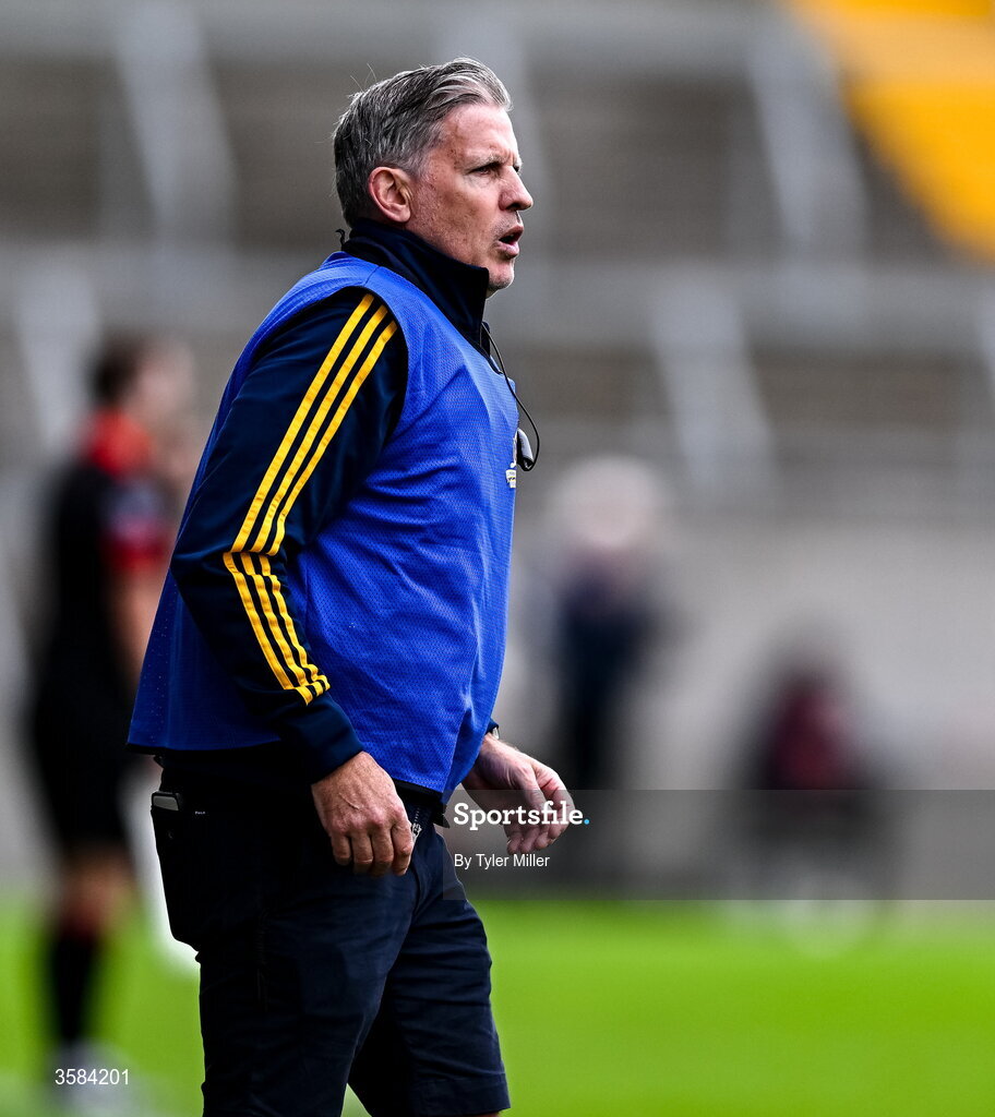 4 October 2026; St Finbarrs manager Paudie Murray during the Cork County Senior Club Hurling Championship semi-final match between Kanturk and St Finbarrs at SuperValu Páirc Uí Chaoimh in Cork. Photo by Tyler Miller/Sportsfile