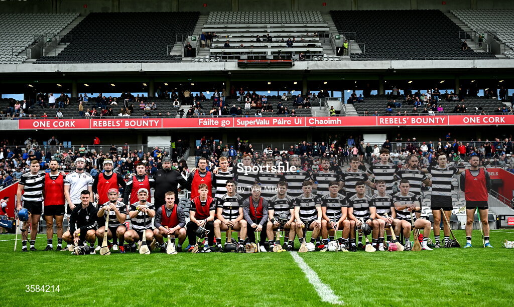 4 October 2026; The Midleton team before the Cork County Senior Club Hurling Championship semi-final match between Midleton and Glen Rovers at SuperValu Páirc Uí Chaoimh in Cork. Photo by Tyler Miller/Sportsfile
