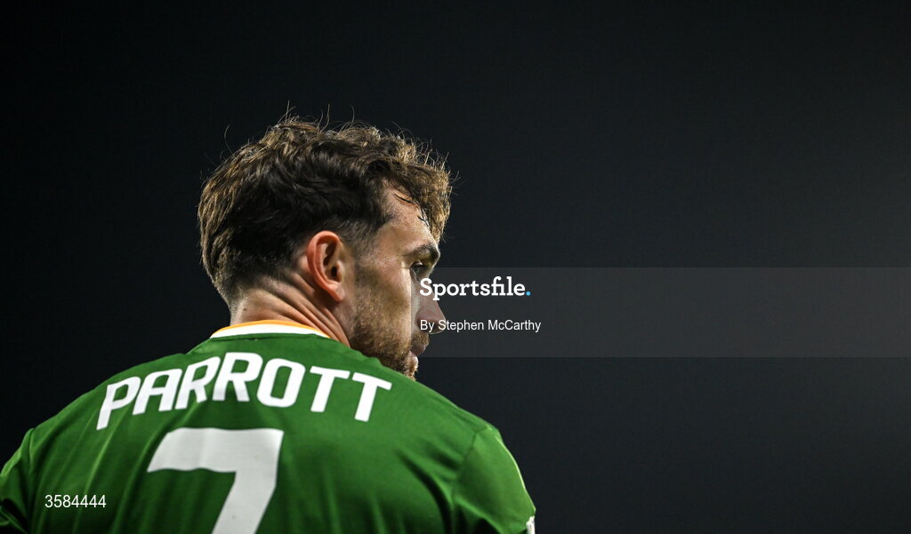 4 October 2026; Troy Parrott of Republic of Ireland during the UEFA Nations League B match between the Republic of Ireland and Israel at TSC Arena in Backa Topola, Serbia. Photo by Stephen McCarthy/Sportsfile