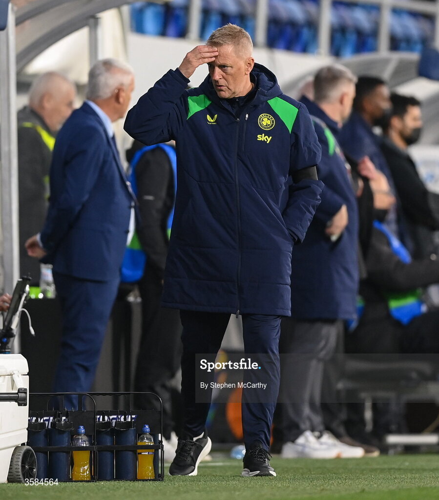 4 October 2026; Republic of Ireland head coach Heimir Hallgrimsson during the UEFA Nations League B match between the Republic of Ireland and Israel at TSC Arena in Backa Topola, Serbia. Photo by Stephen McCarthy/Sportsfile