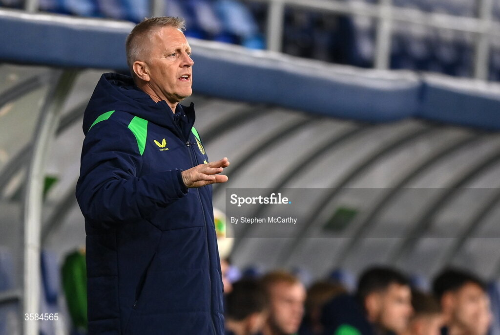 4 October 2026; Republic of Ireland head coach Heimir Hallgrimsson during the UEFA Nations League B match between the Republic of Ireland and Israel at TSC Arena in Backa Topola, Serbia. Photo by Stephen McCarthy/Sportsfile