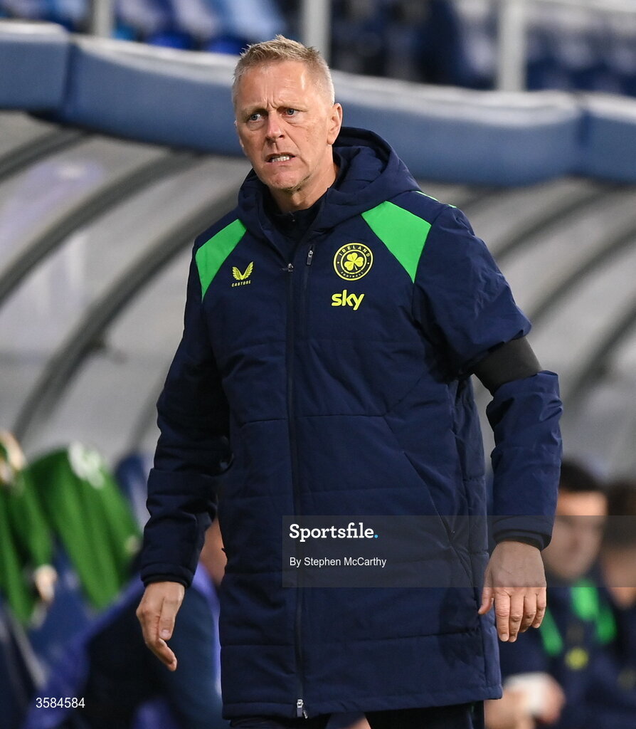 4 October 2026; Republic of Ireland head coach Heimir Hallgrimsson during the UEFA Nations League B match between the Republic of Ireland and Israel at TSC Arena in Backa Topola, Serbia. Photo by Stephen McCarthy/Sportsfile