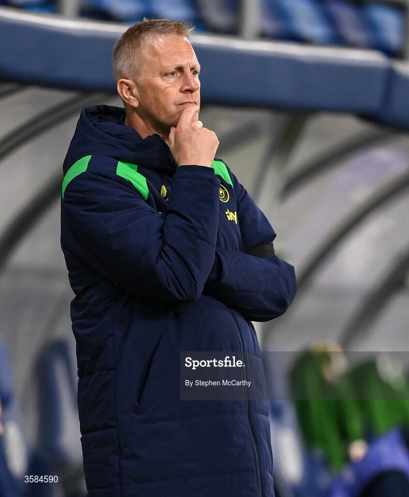 4 October 2026; Republic of Ireland head coach Heimir Hallgrimsson during the UEFA Nations League B match between the Republic of Ireland and Israel at TSC Arena in Backa Topola, Serbia. Photo by Stephen McCarthy/Sportsfile