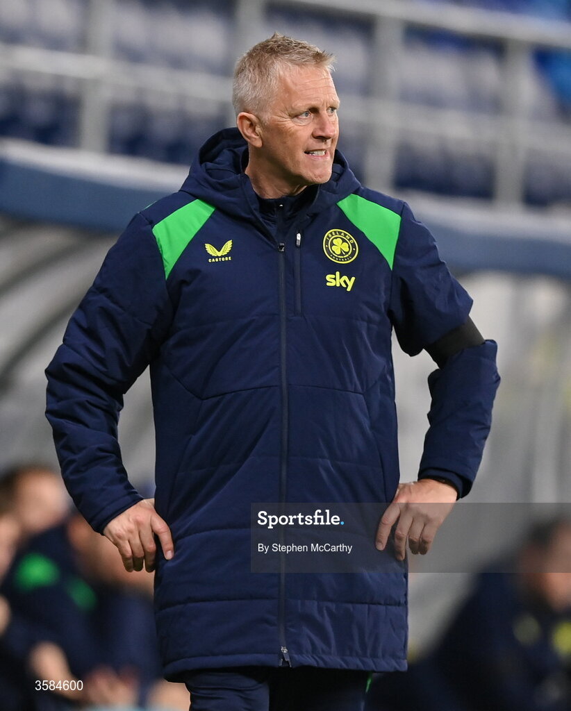 4 October 2026; Republic of Ireland head coach Heimir Hallgrimsson during the UEFA Nations League B match between the Republic of Ireland and Israel at TSC Arena in Backa Topola, Serbia. Photo by Stephen McCarthy/Sportsfile