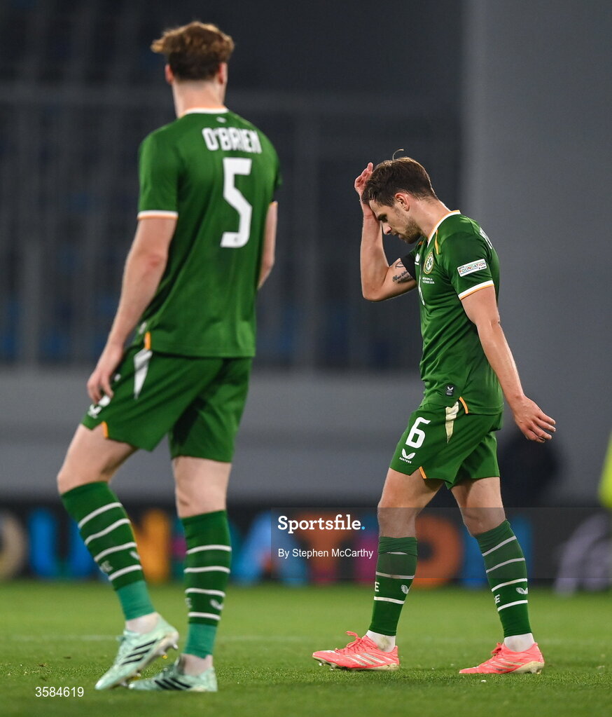 4 October 2026; Jayson Molumby of Republic of Ireland after the UEFA Nations League B match between the Republic of Ireland and Israel at TSC Arena in Backa Topola, Serbia. Photo by Stephen McCarthy/Sportsfile