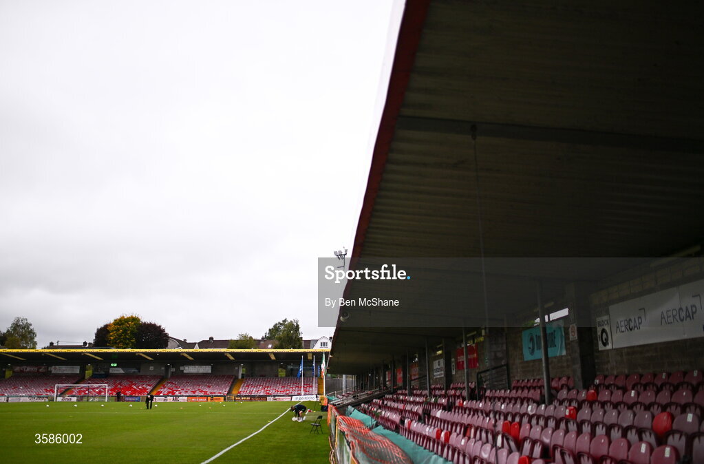 6 October 2026; A general view before the UEFA European U21 Championship qualifier match between the Republic of Ireland and England at Turner's Cross Stadium in Cork. Photo by Ben McShane/Sportsfile