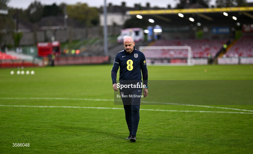 6 October 2026; / during the UEFA European U21 Championship qualifier match between the Republic of Ireland and England at Turner's Cross Stadium in Cork. Photo by Ben McShane/Sportsfile