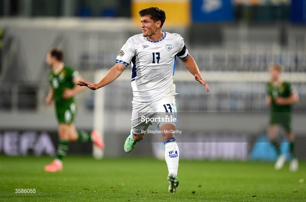 4 October 2026; Ilay Feingold of Israel during the UEFA Nations League B match between the Republic of Ireland and Israel at TSC Arena in Backa Topola, Serbia. Photo by Stephen McCarthy/Sportsfile