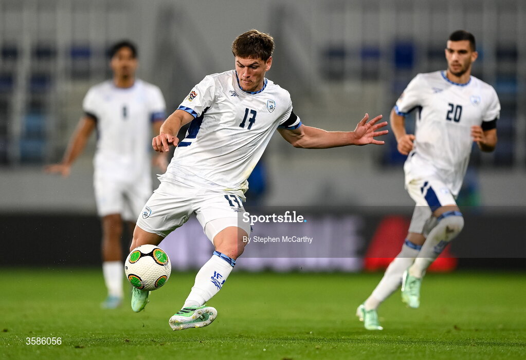 4 October 2026; Ilay Feingold of Israel during the UEFA Nations League B match between the Republic of Ireland and Israel at TSC Arena in Backa Topola, Serbia. Photo by Stephen McCarthy/Sportsfile