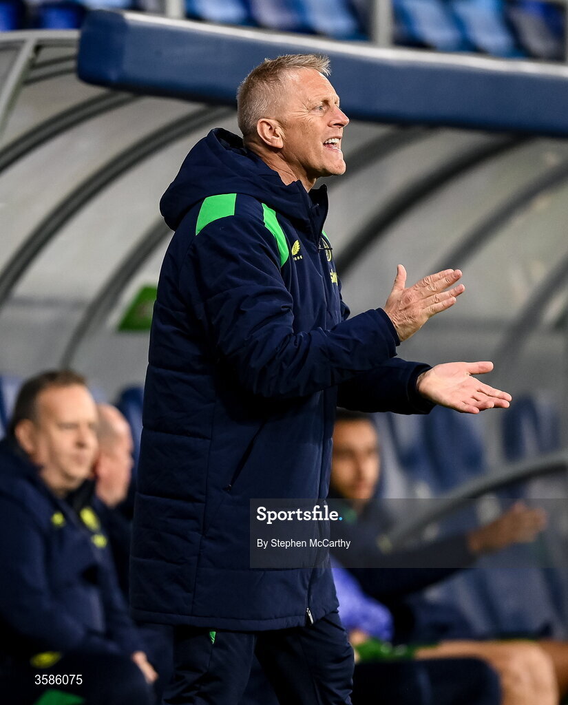 4 October 2026; Republic of Ireland head coach Heimir Hallgrimsson during the UEFA Nations League B match between the Republic of Ireland and Israel at TSC Arena in Backa Topola, Serbia. Photo by Stephen McCarthy/Sportsfile