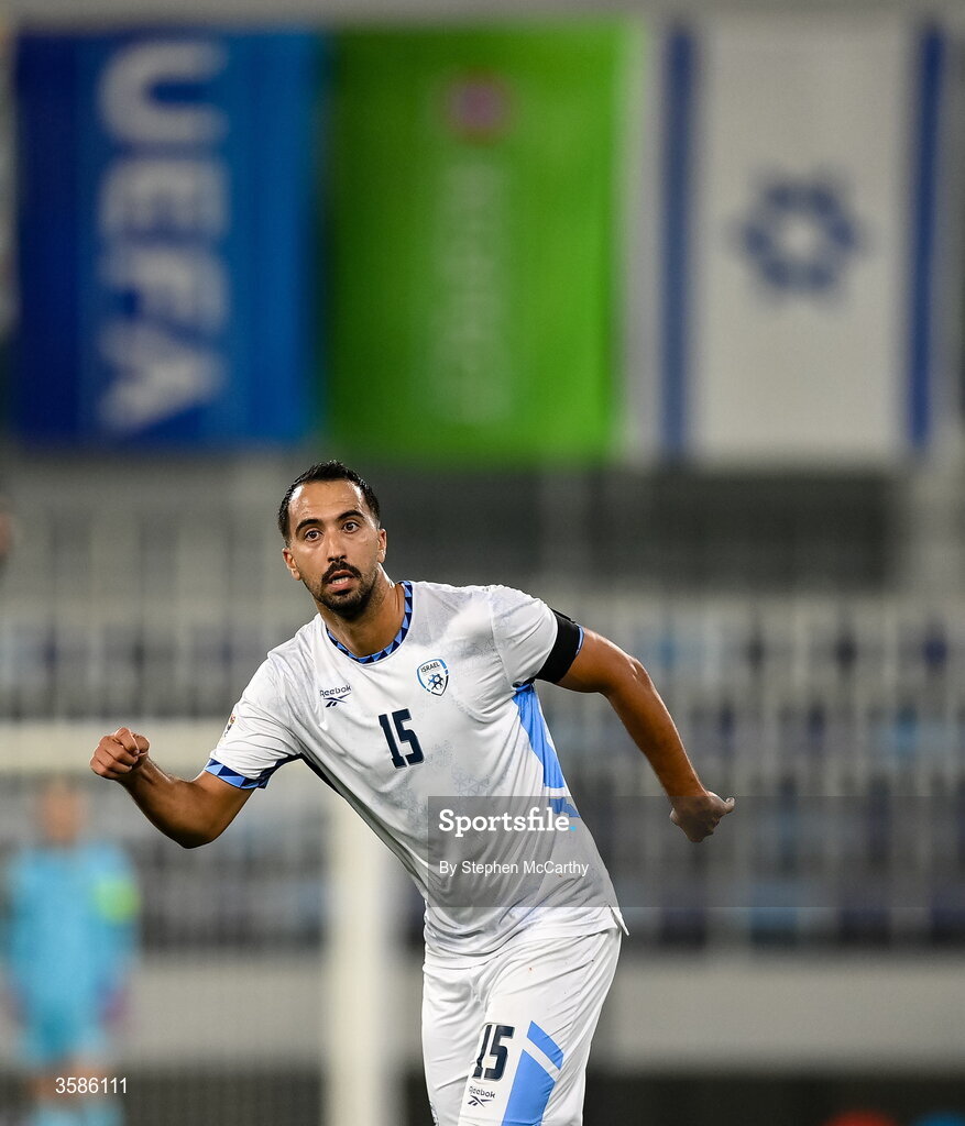 4 October 2026; Eliel Peretz of Israel during the UEFA Nations League B match between the Republic of Ireland and Israel at TSC Arena in Backa Topola, Serbia. Photo by Stephen McCarthy/Sportsfile