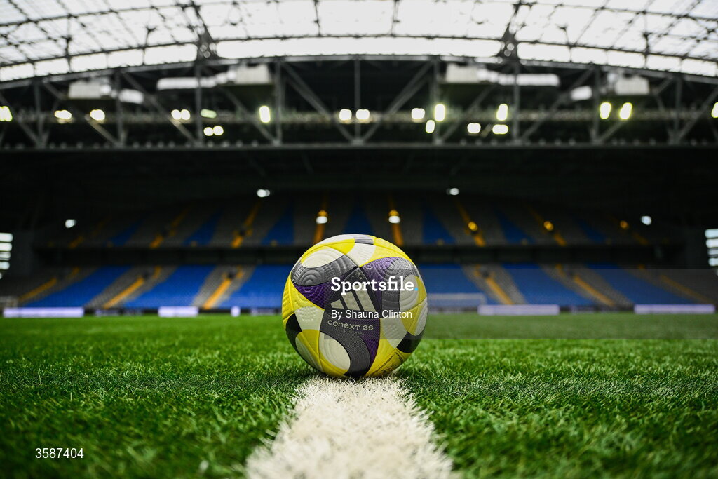 9 October 2026; A general view of Astana Arena ahead of the 2027 FIFA Women’s World Cup qualifying round 1 play-off first leg match between Kazakhstan and the Republic of Ireland at Astana Arena in Kazakhstan. Photo by Shauna Clinton/Sportsfile